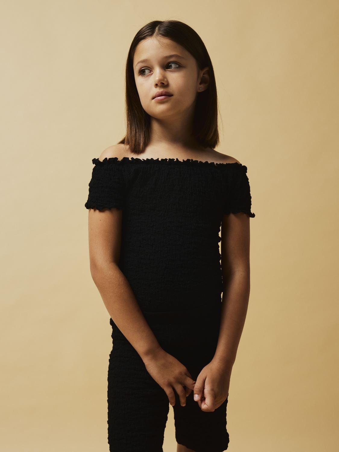 NKFHALISSE T-Shirts & Tops - Black